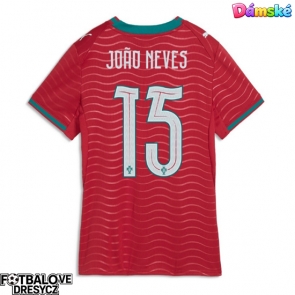 Portugalsko Joao Neves #15 Dámské Domácí Dres MS 2026 Krátký Rukáv